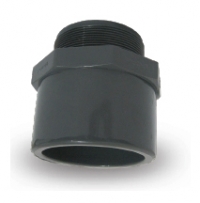 Adaptor with male threading &amp; male/female for solvent welding (inch)